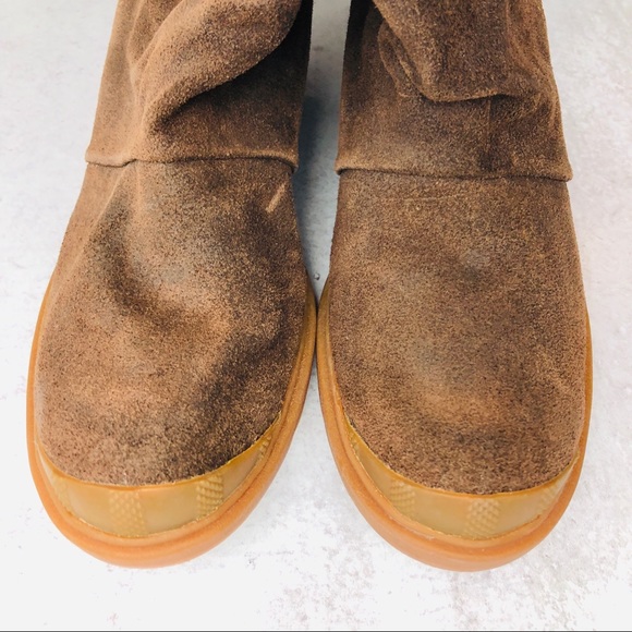 SOREL Toronto Brown Suede Wedge Boots Waterproof 8 - Picture 4 of 10